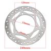 240mm 210mm KL 250 Motorcycle Disc Brake Front Rear Brake Disc Rotor for Kawasaki KL250 KLX250 Super Sherpa Stockman
