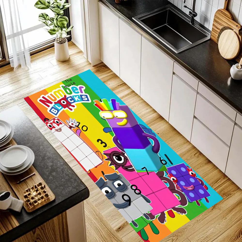 Numberblocks Kitchen Carpet Nonslip Floor Mat Ideal For Indoor And Outdoor Entryway Door Mat Laundry Room Bathroom Foot Mat