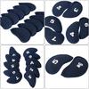 10Pcs Iron and Wedges Golfs Club Head Cover Soft Golfs Iron Headcover Protective Cover to Protect Your Golfs Clubs