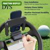 Golf Cart Accessory 1/2Pcs Steering Wheel Phone Holder, with Pencil Slot, Ball All-in-one Holder Marker Storage, Universal Flip-Up Cell Mount,
