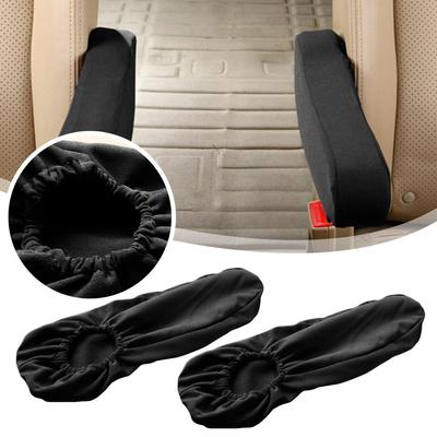 2 PZ Copribracciolo Sedile Auto Nero Universale Interno Accessori Bracciolo Coperture Antipolvere Protezione Mani Auto Auto T6P4