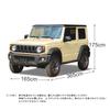 Car Cover Compatible with Jimny Sierra Body Car Sun Typhoon Jimny Sierra Tire UV Yellow Sand Jimny Sierra New Jimny Umbrella Keyboard Custom Car Body