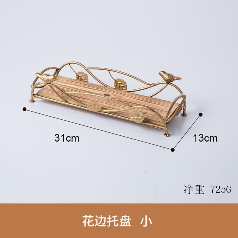 Nordic Style Retro Metal Wooden Cake Stand Iron Cake Display Tray Dessert Table Wedding Holiday Party Arrangement Decoration