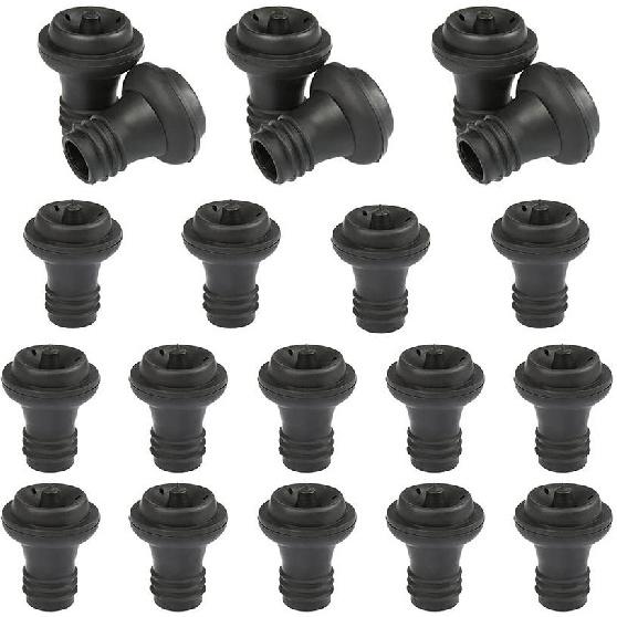 Wine Stoppers for Wine Saver Vacuum Pump Preserver Grade Rubber Wine Stopper Keep Your Wine Fresh Bottle Cap Sealer for Home 7