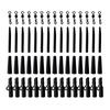 60Pcs Carp Fishing Tackle Box Carp Clip Fishing Tackle Tool Anti Tangles Sleeve Stopper Tail Carp Terminals Tackle Set