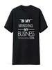 In My Minding Business Era Entrepreneur T Shirt Motivational Statement Positive Minimalist Design Inspirational Clothing