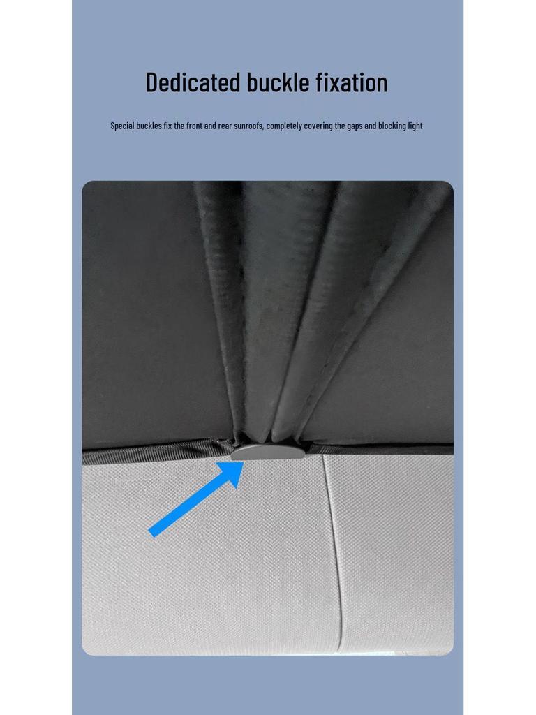 Tesla Model Y/3 Panoramic Sunroof Sunshade - Heat Insulation & Sun Protection