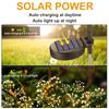 1/2/4pcs Solar Firework Lights Warm White Light Suitable for Garden Lawn Camping Steps Greenway Courtyard Decoration Lawn Lights