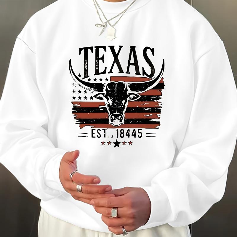 

Great for Street Style & Lounge, Oversized Men s Crew Neck Sweatshirt XXL чорний