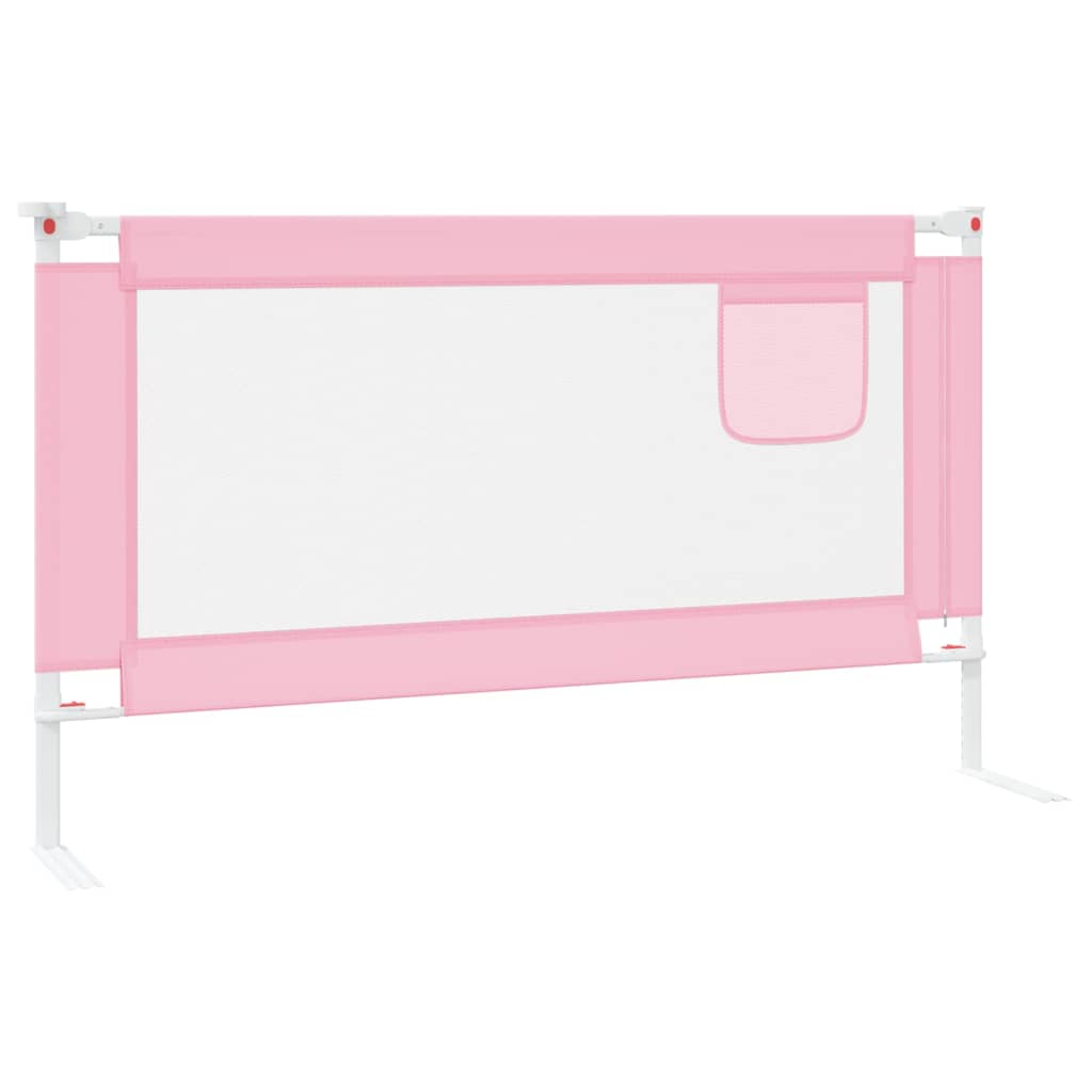 Cheap Toddler Bed Rail Pink 140x25 cm Fabric Joom