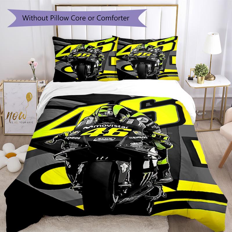 Doctor Valentino Rossi Bedding Set Breathable Duvet Cover With Pillowcases Home Decoration Birthday Gift
