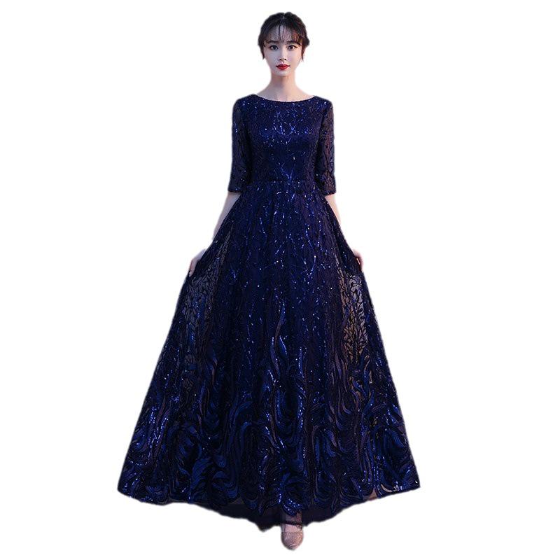 Women's Chorus Performance Evening Gown - Long, Elegant Dress for Banquet, Wedding, or Regular Wear