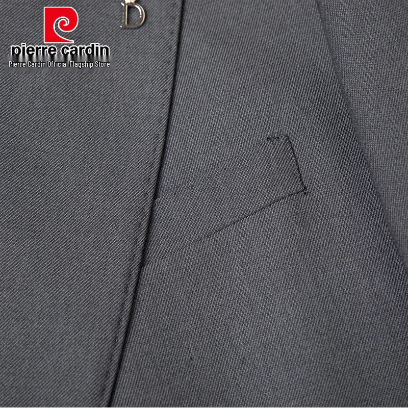 Pierre Cardin Men's Slim Fit Wool Blend Two-Piece Suit