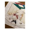Ukiyo-e Tenugui Towel - "Wise Women and Fierce Women: Lady of Dainagon Yoshikane" by Kuniyoshi Utagawa - Printed with Reactive Dyes On Premium Tokka