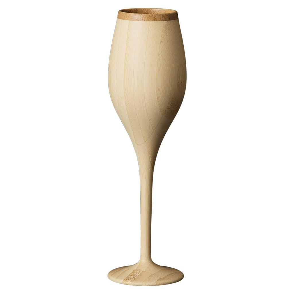 RIVERET Cocktail Glass Bourjon 110ml Pair Set Bamboo Dishwasher Safe White/Brown RV-110WB