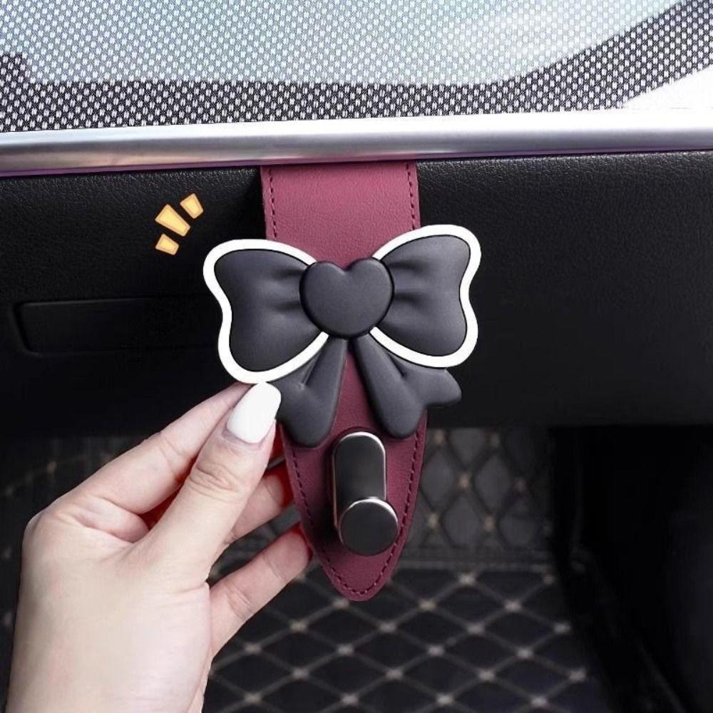 PU Car Seat Hook Multi Functional Car Storage Hook Vehicle Seat Back Hook Handbag Holder
