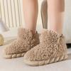 Damen Hausschuhe EVA Memory Foam Gemütlich Weich Leicht Mädchen Kurze Stiefel Warm Winter Flauschige Hausschuhe
