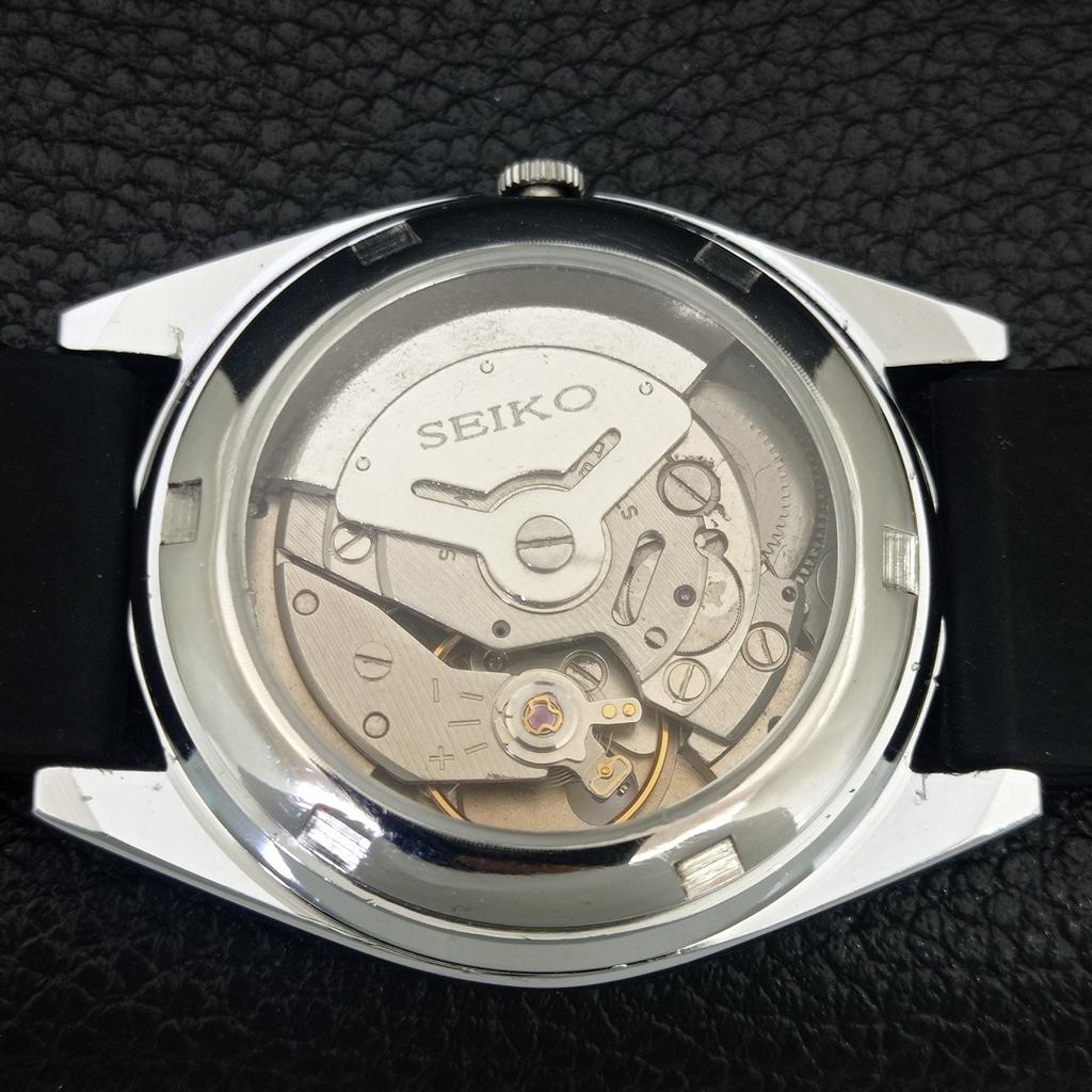 REFURBISHED VINTAGE SEIKO 5 AUTOMATIC 6309A JAPAN MENS WHITE WATCH a441205-4