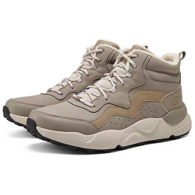 Skechers Bendino Comfortable Fashion Durable Warm Mid-Top Casual Shoes Men sneaker Khaki 211030-TPE