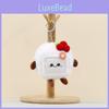 Tofu Plush Stinky Pendant Cartoon Toys Doll Keychain Bag Decoration Gift Doll