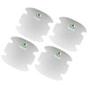 4pcs Car Door Handle Sticker Carbon Fiber Scratches Resistan For Skoda Octavia 2 3 Fabia Kamiq Kapoq Kodiaq Rapid SCALA Superb 3