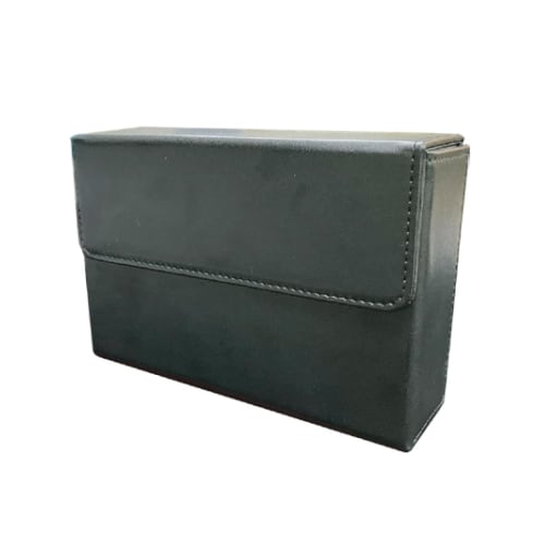 Allone Trading Card Supply Slim Leather Case for Decks, 15.8 x 5 x 10.5 cm, Easy Access Design, Slim Design for Easy Carrying, Large Capacity, Organiz