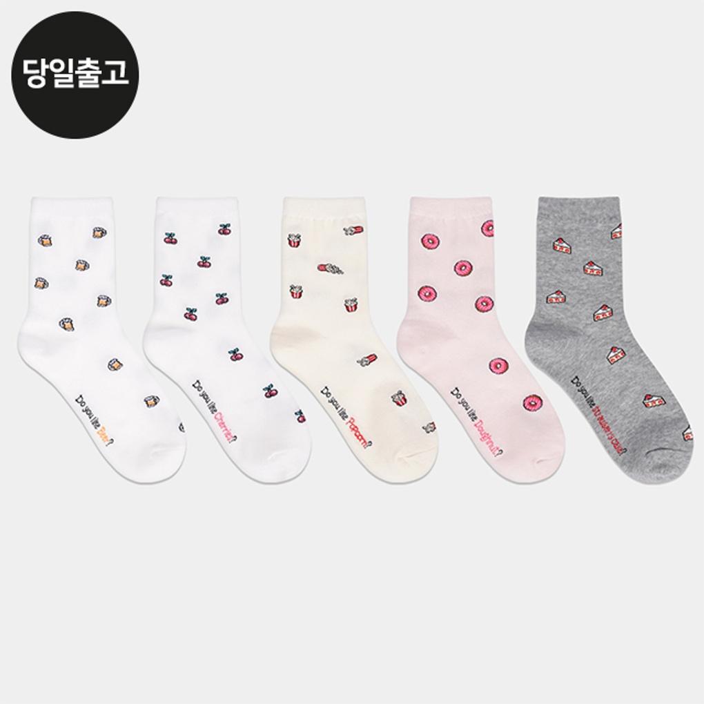 

PG Women s/Students Douyulike Medium Socks (5 Pairs) Set - Daily Student Girls Fashion