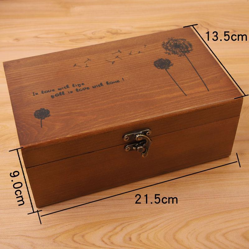 Sewing Kit with Thread, Needle, and Cross-stitch Tools in Solid Wood Pouch
