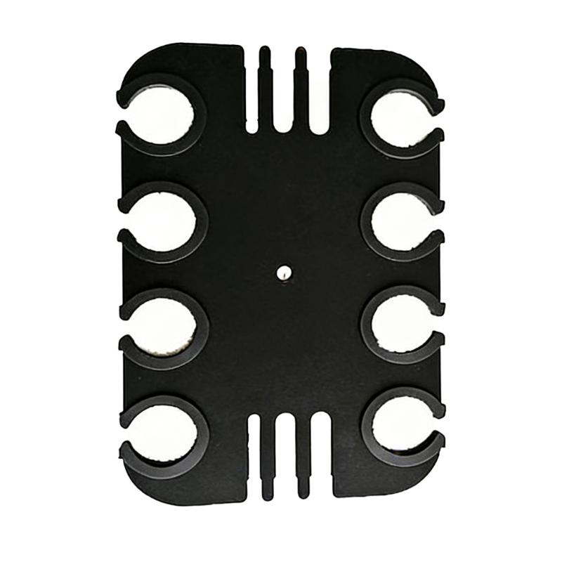 8 Slot Microphones Stand Holder Tray For Studio Recording Stage Performances Of Carbon Steel