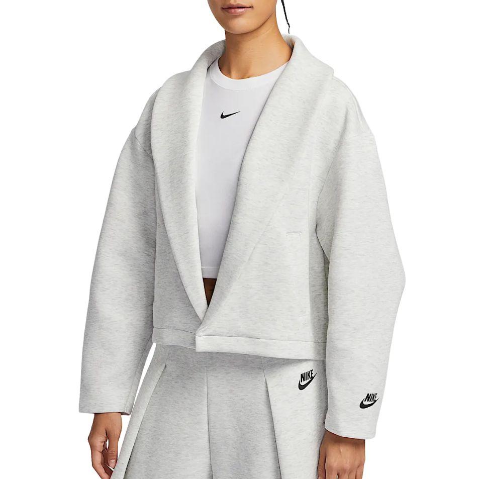 New Nike Sportswear Tech Fleece Jacket Women's White HJ0970-013