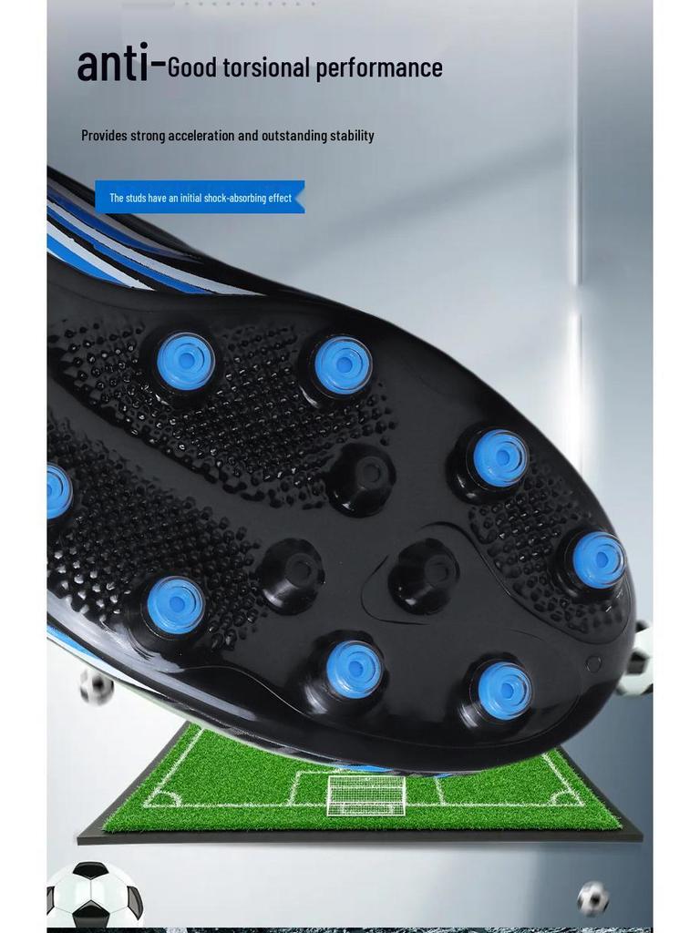 Cross-Border TF Studded Children's Football Shoes for Primary Students – AG Rotating Button for Training