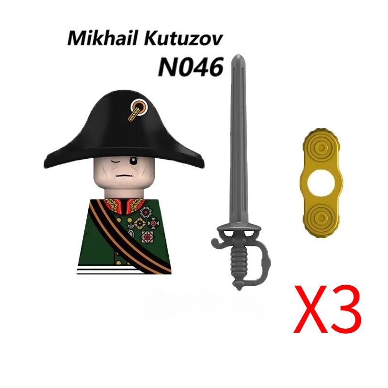 MOC Militar Medieval Guerra Napoleônica Blocos de Construção Exército Britânico Francês Infantaria Cavalaria Figura de Soldado Brinquedo de Peças