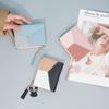 Wallet Short Lady Zipper Fringed Wallet Schoolgirl Splicing Contrasting Color Change Bag Card Bag