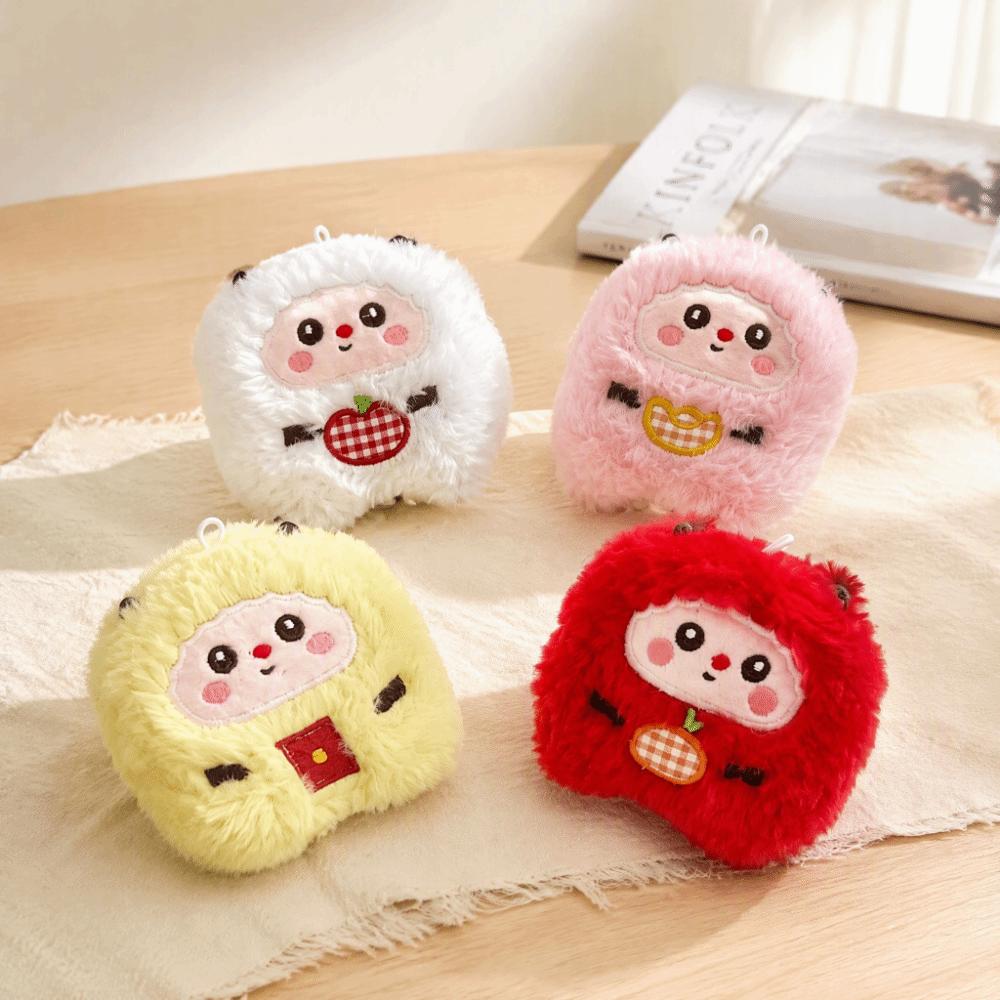 Squeaky Sheep Plush Keychain Soft Plush Squeezing Plush Doll Plush Toy Lamb Keychain New Year Gift