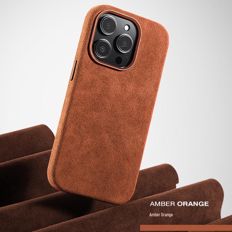 High-Grade Suede Protective Case for Apple iPhone 17 Pro Max, 16 Pro, and 15 Pro
