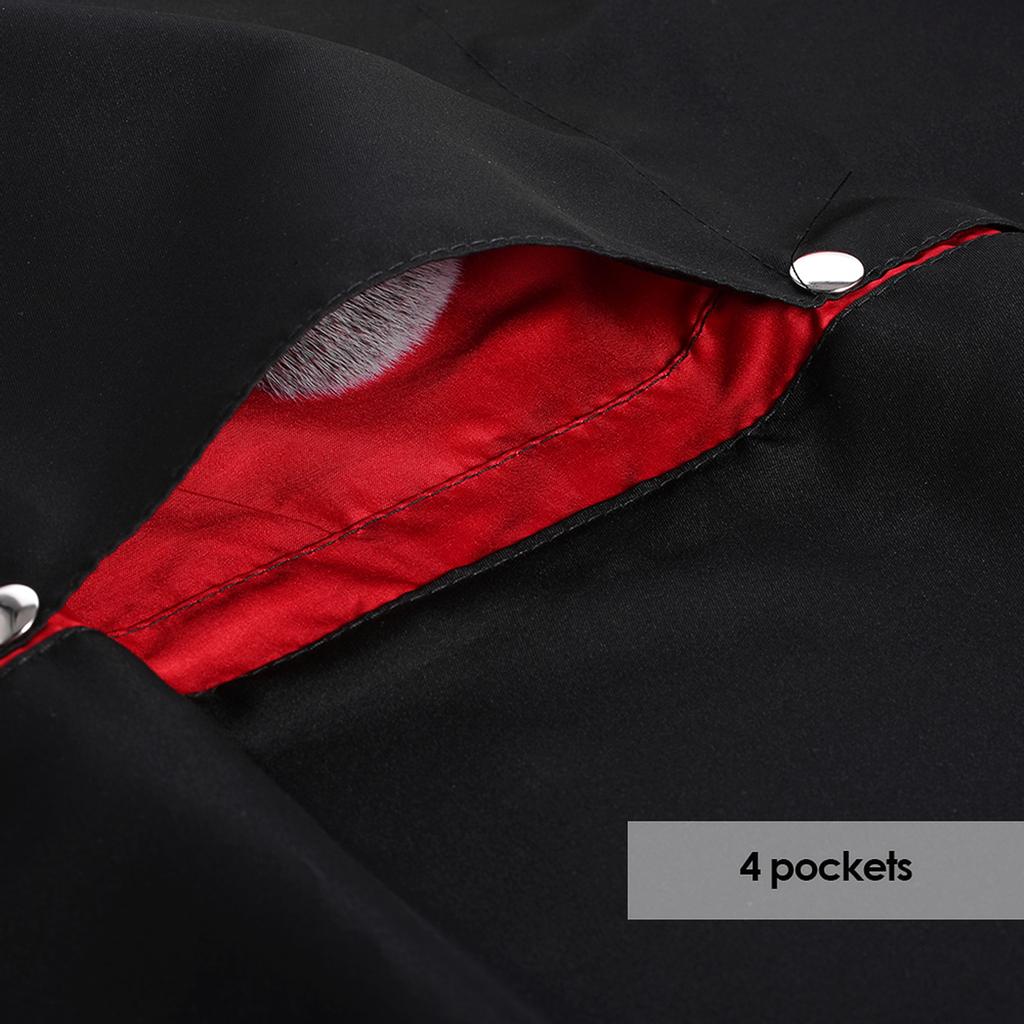 Bestauty Salon Apron Hairdressing Cape for Barber Hair Cloth Cutting Dyeing Cape for Hairdresser Black