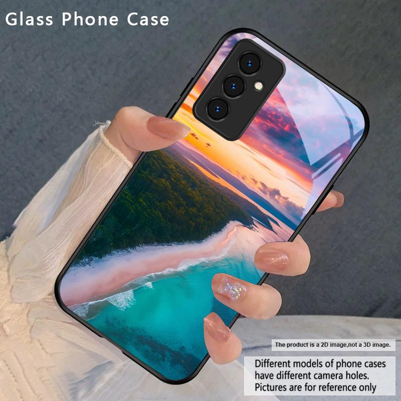 

Sea storm small sailboat For Samsung Galaxy A20 A20s 21s A22 A23 A24 A25 A26 A42 A90 A50 A55 52s A56 A70 A71 72 glass phone case Galaxy A20