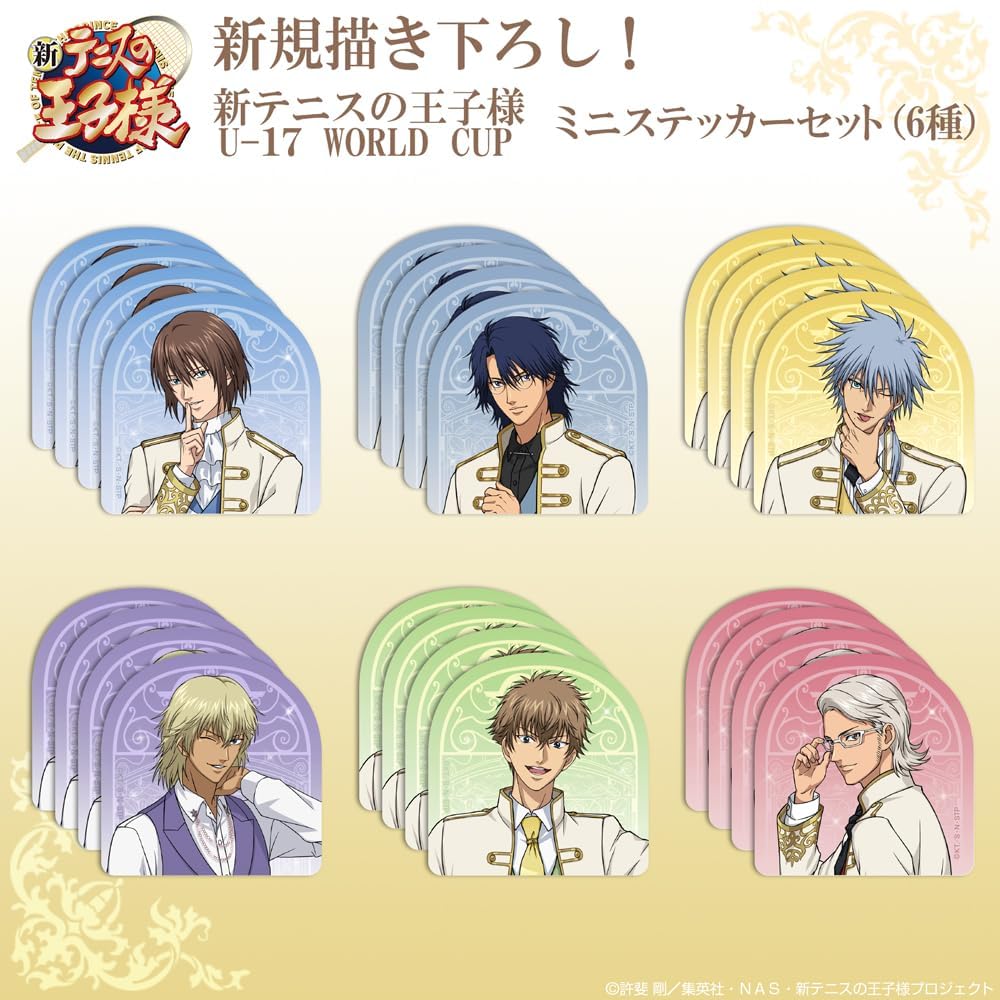 Cospa New Prince of Tennis Original Illustration Kenya Oshizumi Mini Sticker Set [Official]