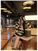 Korean Slim Striped Hooded Cardigan - Casual & Versatile Style