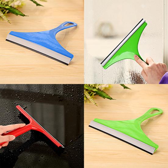 Practical Glass Windows Squeegee Car Windshield Wiper Silicone Blade Cleaning