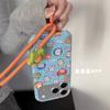 Cute cartoon blue orange contrasting color for 17pro for iPhone17promax Apple 16pro mobile phone case 15