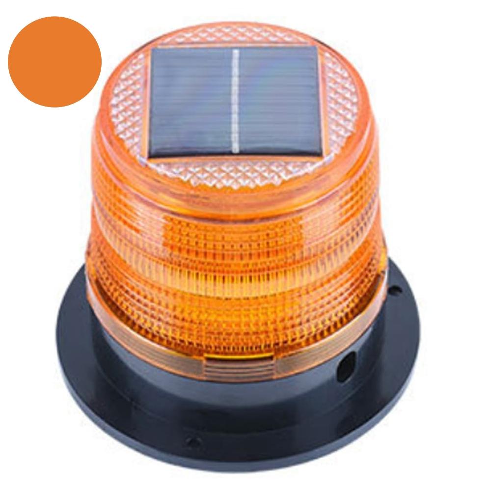 Solar LED Strobe Warning Light Police Flasher LED Stroboscopes Solar Powered Rescue Car Emergency Roof Lights with Magnet Base