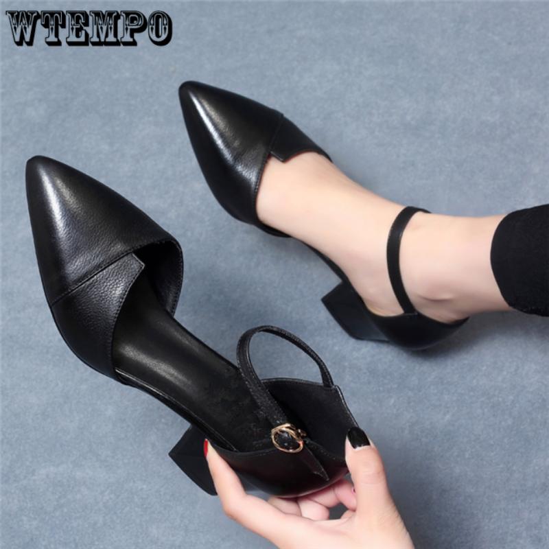 

Женская обувь на танкетке, женская весенне-летняя обувь на высоком каблуке, модная обувь для мам среднего возраста с неглубоким носком