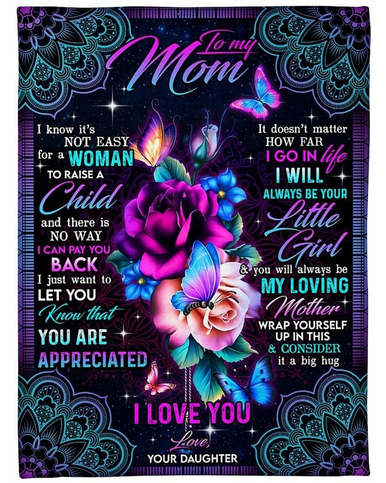 Read the full title To My Son I ll Always Be With You Love From Mom Blankets| Gifts For Son|Christmas Gifts 75x90cm