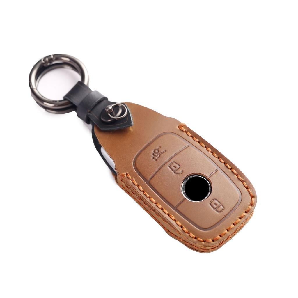 Key Case For Mercedes-Benz E-Class S-Class Glc All-Inclusive C260L Genuine Leather