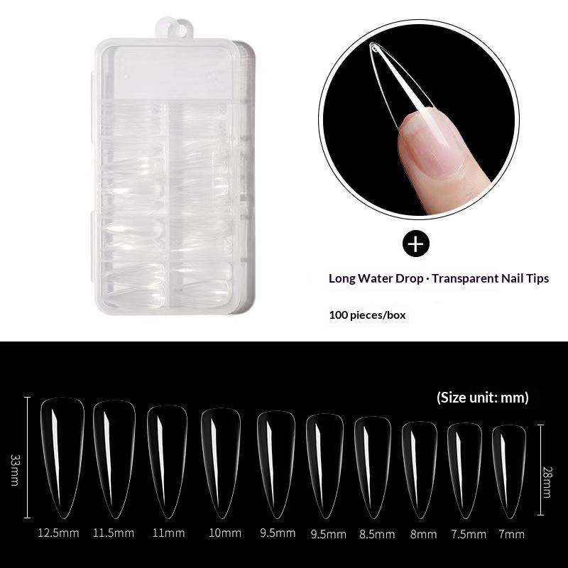 240pcs Sandwich Dual Nail Forms Coffin Nail Molds 15 Sizes Set for Salon Acrylic Gel Extension Manicure Tools