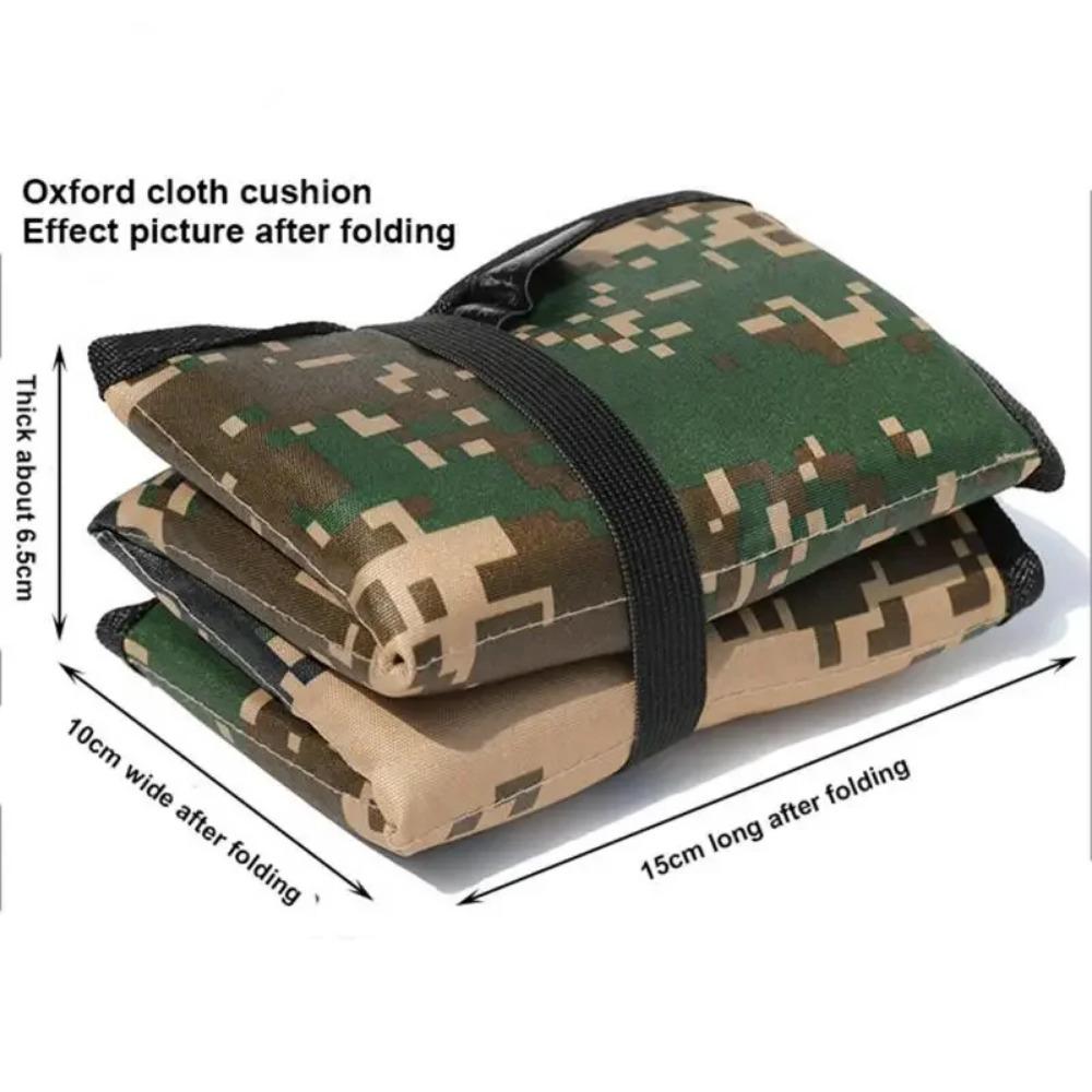 New Oxford Cloth Folding Camping Mat Portable Outdoor Waterproof Foam Sitting Pad Beach Mat Prevent Dirty Hiking Small Seat Pad