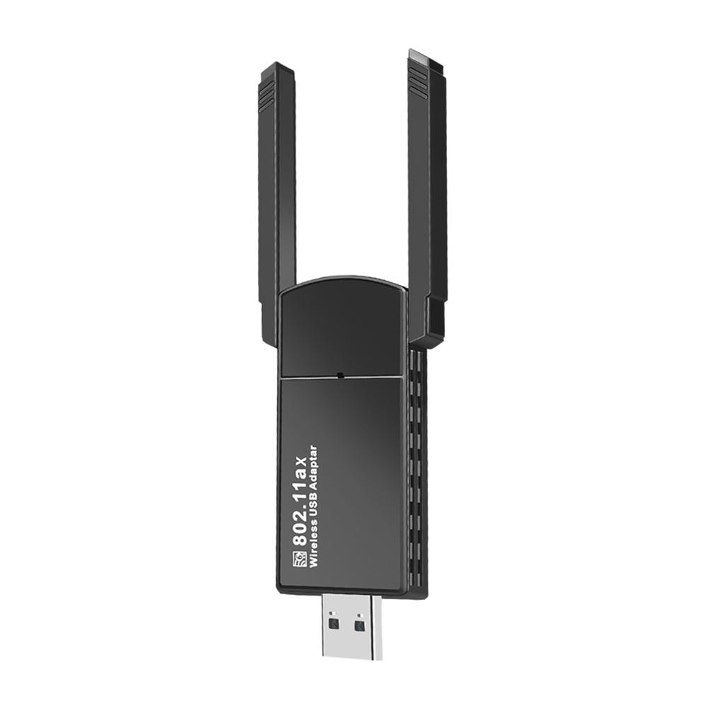 

WiFi6 USB WiFi Adapter Network Card Dual Band 2.4G/5GHz External Wireless Adapter 1800Mbps For PC Laptop Window
