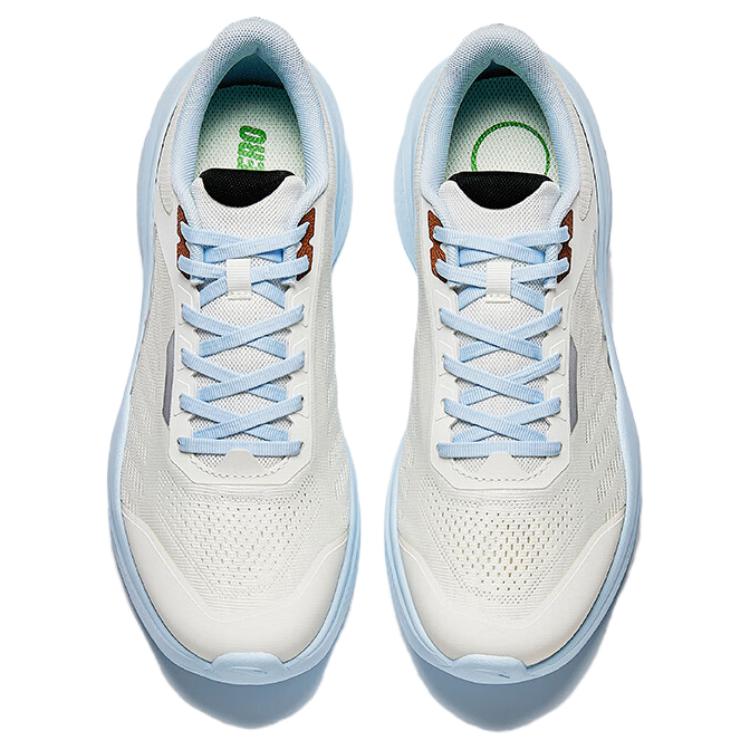 Anta Comfortable Trendy Non-Slip Durable Low-Top Training Shoes Men Sneakers White Blue 912527778-3