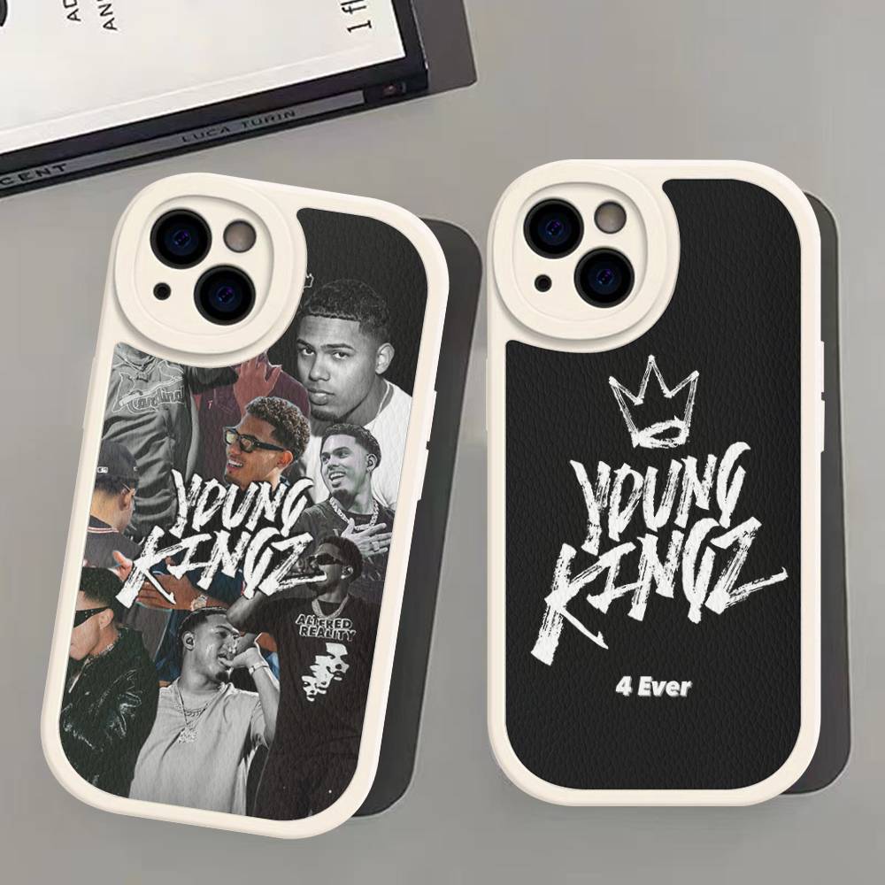 Myke Towers Rapper Phone Case For IPhone 16 15 14 13 12 11 Pro Max Plus Leather Soft Cover